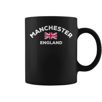 Manchester England Uk United Kingdom Union Jack Flag City Coffee Mug - Monsterry