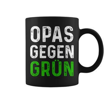 Männer Opas Gegen Grün Spruch Grüne Nein Danke Opa Tassen - Geschenkecke