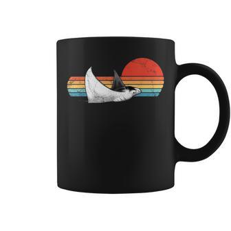 Manta Ray Vintage Sunset Coffee Mug - Monsterry AU