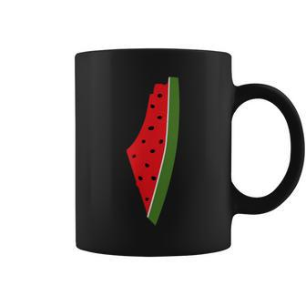 Map Of Palestine Watermelon Free Palestine Map Watermelon Coffee Mug - Seseable