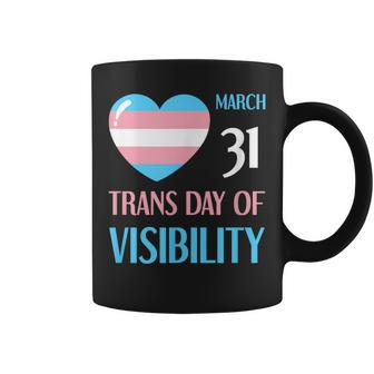 March 31 Trans Day Of Visibility Awareness Transgender Ally Coffee Mug - Monsterry