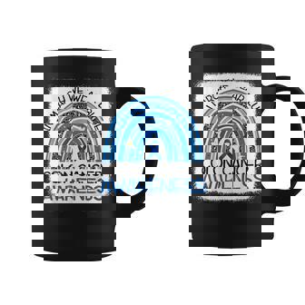 In March Blue Ribbon Colon Cancer Awareness Month Coffee Mug - Seseable