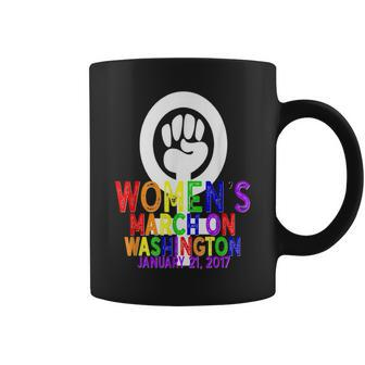 March On Washington Gay Pride Rainbow Lgbt Fist Coffee Mug - Monsterry AU