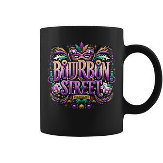 Mardi Gras Bourbon Street Parade Celebration New Orleans Coffee Mug - Monsterry DE