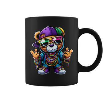 Mardi Gras For Boys Hip Hop Teddy Bear New Orleans Coffee Mug - Seseable