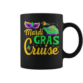 Mardi Gras Cruise New Orleans Carnival Mask Fat Tuesdays Coffee Mug - Monsterry DE