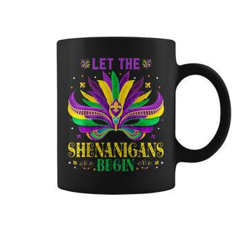 Mardi Gras Fat-Tuesday Let The Shenanigans Begin Coffee Mug - Monsterry AU