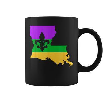 Mardi Gras Fleur Carnival Festival Street Parade Coffee Mug - Monsterry CA