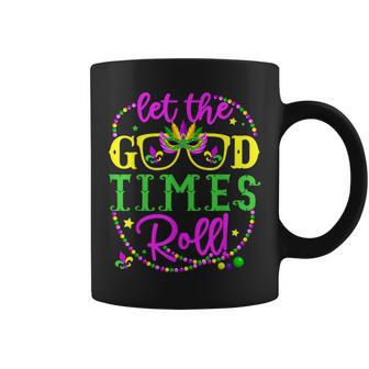 Mardi Gras Let The Good Times Roll Coffee Mug - Monsterry