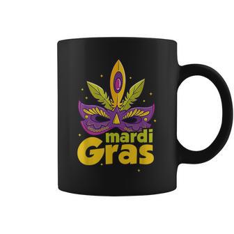 Mardi Gras Mask Carnival Festival Street Parade Coffee Mug - Monsterry