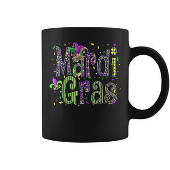 Mardi Gras Matching Parade Carnival Jester Hat Women Coffee Mug | Mazezy