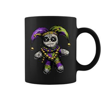 Mardi Gras Witch Doctor Goth Voodoo Doll Costume Coffee Mug - Seseable