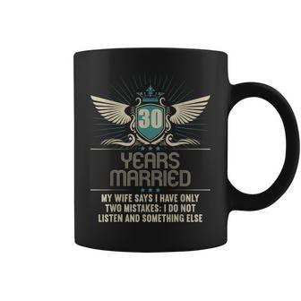 Married 30 Years 30Th Wedding Anniversary Coffee Mug - Thegiftio UK