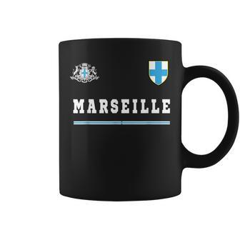 Marseille SportsSoccer Jersey Flag Football Coffee Mug - Monsterry