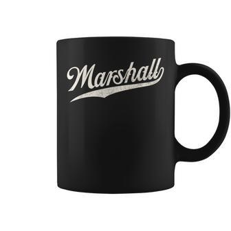 Marshall Name Retro Vintage Marshall Given Name Coffee Mug - Seseable