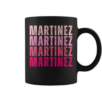 Martinez Personalized Name I Love Martinez Vintage Coffee Mug - Seseable