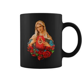 Mary Mother Of God Heart Of Virgin Mary Classic Catholic Coffee Mug - Thegiftio UK