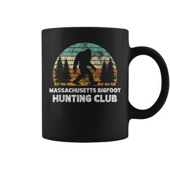 Massachusetts Bigfoot Hunting Club Sasquatch Fan Coffee Mug - Monsterry