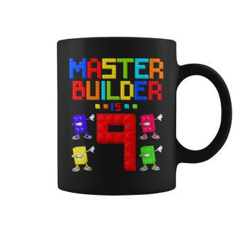 Master Builder Is 9 Yrs Old Building 9Th Birthday Boys Girls Coffee Mug - Thegiftio UK