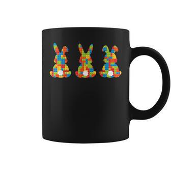 Master Builder Block Brick Building Bunny Easter Coffee Mug - Seseable