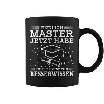Master Graduation Licence Zum Besserwissen Tassen - Seseable