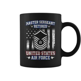 Master Sergeant Retired Air Force Military Retirement Coffee Mug - Monsterry