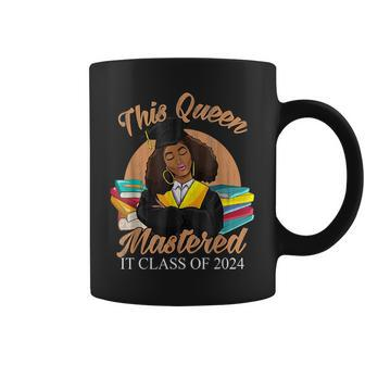 I Mastered It Masters Queen Graduation Class Of 2024 College Coffee Mug - Seseable