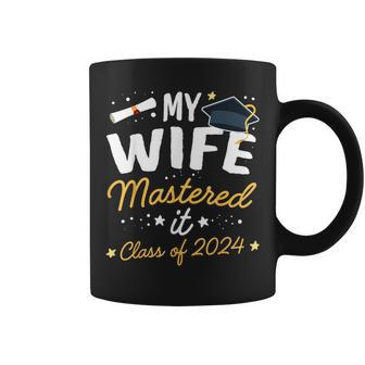 Masters Graduation My Wife Mastered It Class Of 2024 Coffee Mug - Seseable