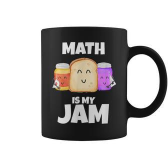 Math Is My Jam Math Lover Graphic Print Coffee Mug - Monsterry UK