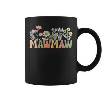 Mawmaw Wildflower Grandma Mother's Day Flower Florals Outfit Coffee Mug - Monsterry
