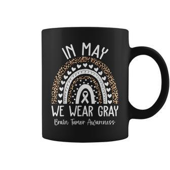 In May We Wear Gray Brain Tumor Awareness Month Coffee Mug - Seseable