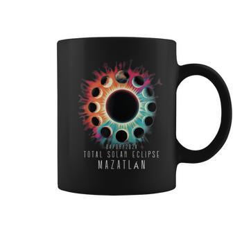 Mazatlan Eclipse Tie Dye Vintage Inspired 2024 Coffee Mug - Seseable