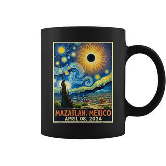Mazatlan Mexico Total Solar Eclipse 2024 Starry Night Coffee Mug | Mazezy