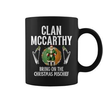 Mccarthy Clan Christmas Ireland Family Name Party Coffee Mug - Seseable