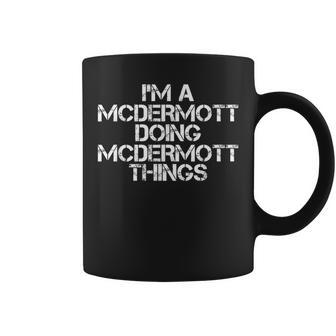 Mcdermott Surname Family Tree Birthday Reunion Coffee Mug - Seseable