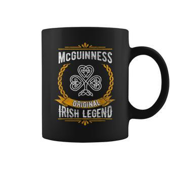 Mcguinness Irish Name Vintage Ireland Family Surname Coffee Mug - Seseable