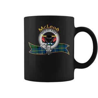 Mcleod Clan Tartan Crest Motto Coffee Mug - Monsterry DE