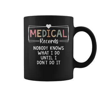 Medical Records Director Medical Records Clerk Coffee Mug - Monsterry DE