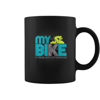 Mein Fahrrad Ist Enorm GenialErmietung Mama Und Papa Biker Tassen - Geschenkecke