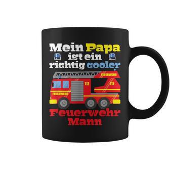 Mein Papa Ist Ein Richtig Cooler Fireman Tassen - Geschenkecke