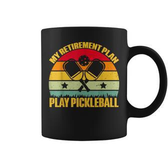 Meine Altersvorsorge Spielen Sie Pickleball Paddleball Player Lustig Tassen - Geschenkecke