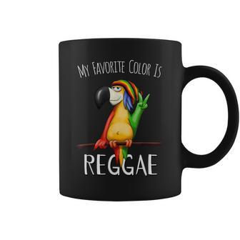 Meine Lieblingsfarbe Ist Reggae Casual Rasta Parrot Tassen - Seseable