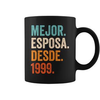 Mejor Esposa Desde 1999 25 Aniversario De Boda 25 Años Taza de café - Regaloses
