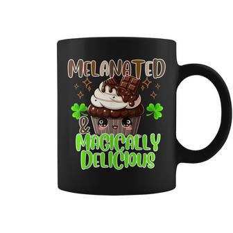 Melanated And Magically Delicious St Patrick's Day Coffee Mug - Seseable