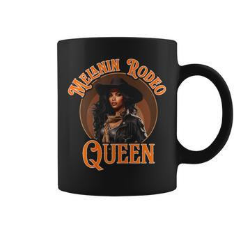 Melanin Rodeo Queen Bronc Riding African American Coffee Mug - Monsterry AU