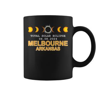 Melbourne Arkansas Total Solar Eclipse 2024 Coffee Mug - Monsterry