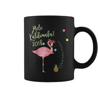 Mele Kalikimaka Flamingo Hawaii Coffee Mug | Mazezy