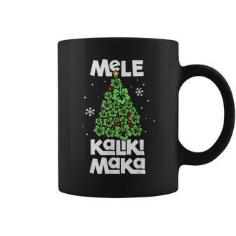 Mele Kalikimaka Hawaiian Christmas Tree Hawaii Coffee Mug - Monsterry