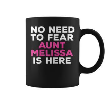 Melissa Aunt Family Name Text Coffee Mug - Seseable