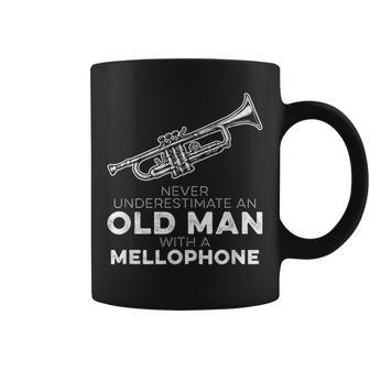 Mellophonist Never Underestimate An Old Man With Mellophone Coffee Mug - Monsterry